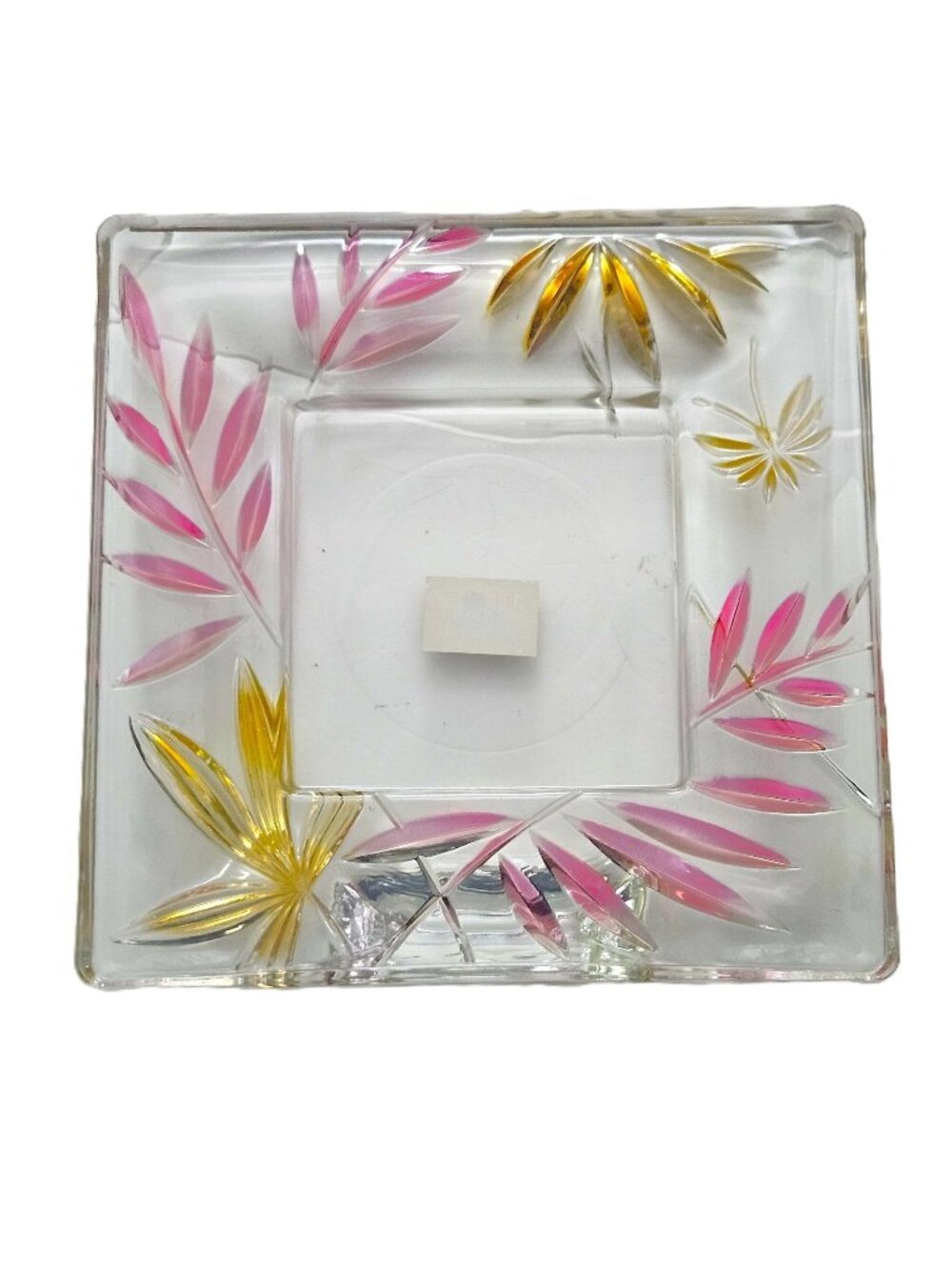 Studio Nova Vintage Crystal Picture Frame Tropical Fern Design 4x4 Japan